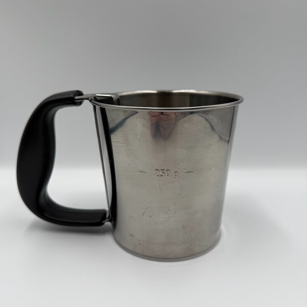 OXO Stainless Steel Flour‎ Sifter 3-Cup Shake Sifter Fine Mesh Baking Tool